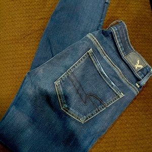 American Eagle jeans.